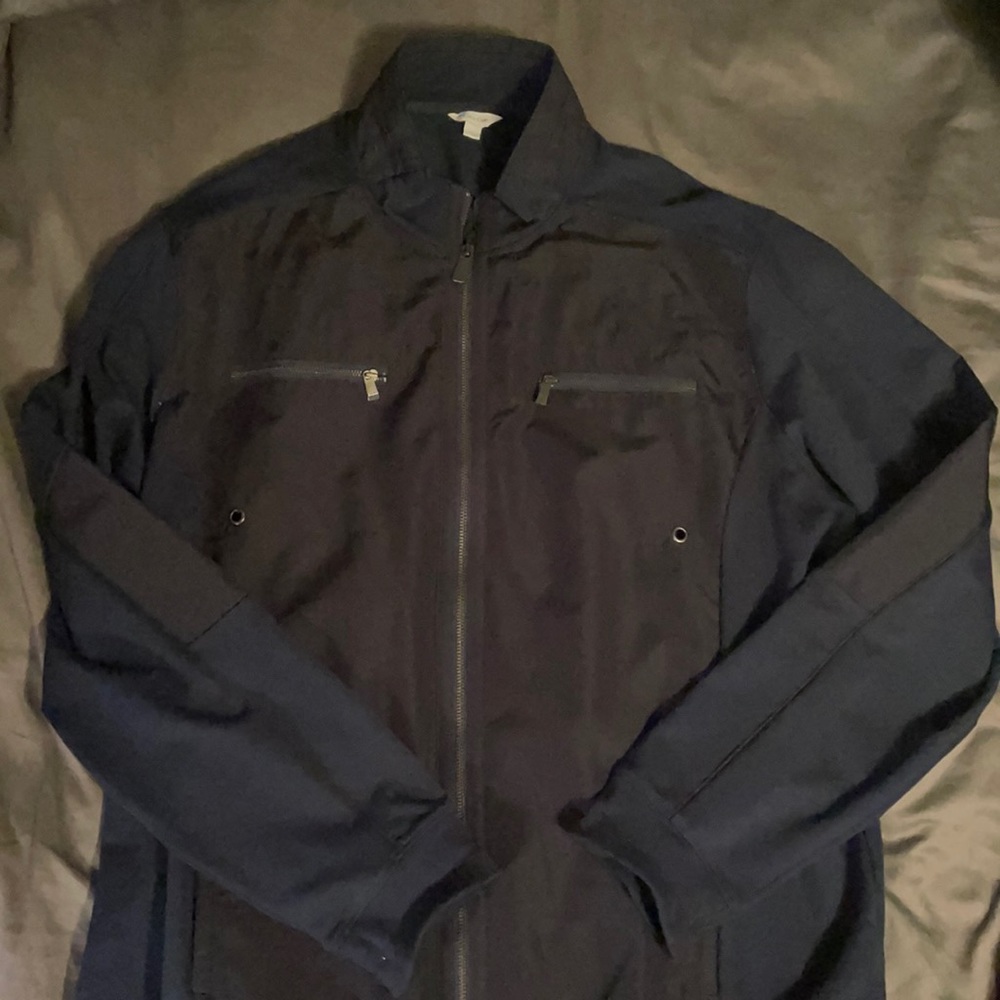 Calvin Klein zip up jacket navy blue 2x new without tags